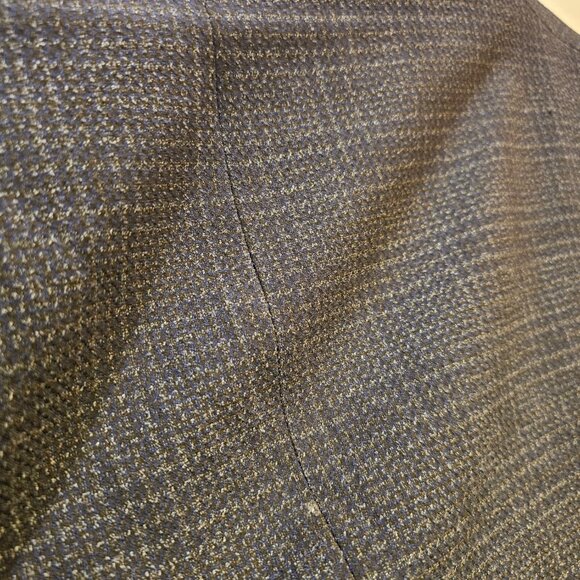 Zara Man 2-Pc Blue Gingham Suit - Picture 3 of 7